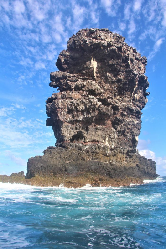 World's largest volcanic sea stack is a geological wonder to behold