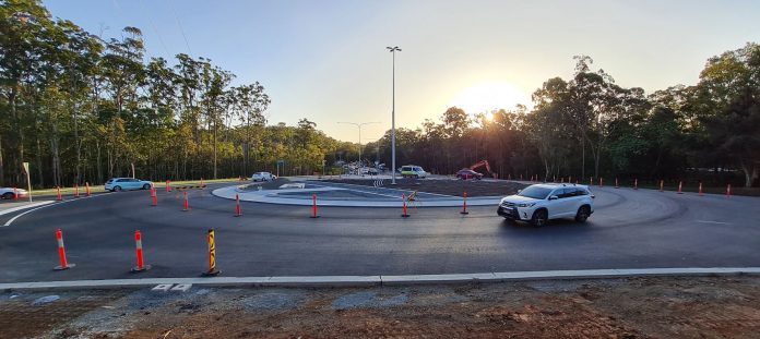 new Tewantin roundabout opens