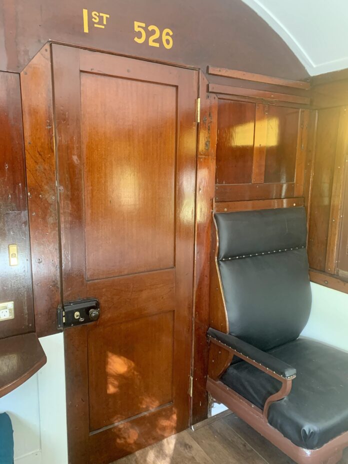 Historic early 1900s train carriage hits rental market